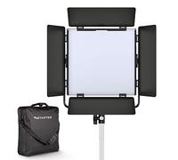 Instarter luz LED de vídeo, Control por App para Vloggers e influencers - luz de 60W Regulable para Streaming y fotografía, 360° giratoria, luz cálida y fría (3200K - 7500K) Bi-Color