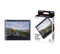 Fujifilm Instax WIDE Marco Negro WW 1 Película Instantánea Color