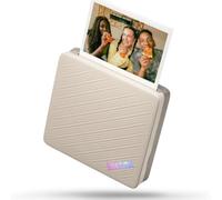 instax Impresora fotográfica Link Wide 2, Duo Beige | Impresora fotográfica de bolsillo