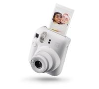 Instax Mini 12 Cámara instantánea, con autoexposición y Lente selfi incluida, Clay White