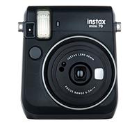 Instax Mini 70, Cámara instantánea analógica (ISO 800, 0.37x, f 60 mm, 1:12.7, Flash automático), Tamaño Único, Negro