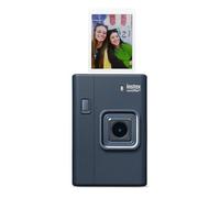 instax Mini LiPlay+. Cámara híbrida instantánea Digital e Impresora, con Pantalla LCD Trasera de 6x4cms, grabación de Sonido, cámara Dual -Principal y Angular- para selfis. Color Midnight Blue.