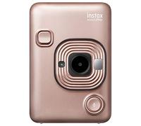 instax - Mini LiPlay, Cámara instantánea híbrida. Cámara e Impresora para Smartphones. Color Oro Rosa