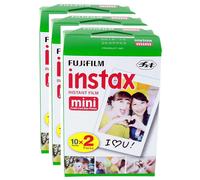 Instax - Paquete de Rollos de Película Mini Fujifilm (60 Exposiciones)