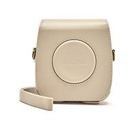 instax SQ20 mini 90 Funda de piel sintética con correa de transporte, Beige