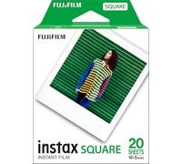 INSTAX Square ISO 800 película instantánea con Borde Blanco, 2 Cargas de 10 Fotos, 20 Disparos