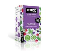 Instick | Bebida instantánea sin azúcar - Sabor a frutas del bosque | Paquete de 12 unidades para 0,5 L cada uno