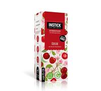 INSTICK (CEREZA) Bebida En Polvo Para Refrescos, Postres y Bebidas Calientes, Cero Azúcar, Cero Calorías, Aptos Diabéticos. Ideal Agua, leche, Postres (Para 1,5-2,5 litros de bebida)