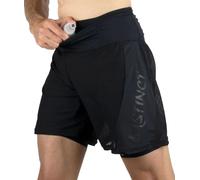 InStinct - Ropa para trail running - Trail Short Ultra 2 in 1 - Talla S - Negro Negro S