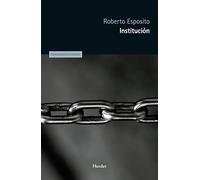 Institución (PENSAMIENTO HERDER)