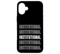Institucional Carcasa para iPhone 16 Plus