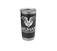 Instituto de Virología de Wuhan - Novedad sarcástica divertida Vaso térmico de acero inoxidable de doble pared