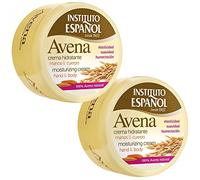 Instituto Espanol Avena Daily Crema Hidratante para manos y cuerpo de 7.7 onzas (Paquete de 2)