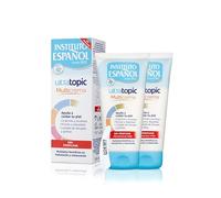 Instituto Español Crema hidratante para dermatitis atópica, 2 x 150 ml, crema calmante para eccema y picazón para pieles irritadas y enrojecidas, fórmula hipoalergénica natural vegana, piel seca y