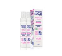 Instituto Español Desodorante sensible activo, antitranspirante en spray, antisudor para axilas, eficaz contra la sudoración y los olores, sin aluminio, juego de 2 x 50 ml