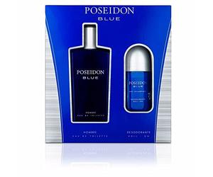Instituto Español Pack Perfume Hombre - Poseidon Blue - EDT 150 ml y Desodorante