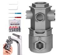 INSTRUCCIÓN DE TAP Y SINCH INSTRUCTEUR - Herramienta de grifo de fregadero y llave, juego de instalación de TAP 16 en 1 | Llave de drenaje del fregadero, herramienta debajo del fregadero