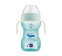 Instrucciones en lengua extranjera - MAM Fun to Drink Cup & Glow Mangos, biberón con asas, taza sin derrames, botella de transición para bebés y niños pequeños, color azul