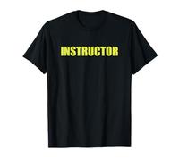 Instructor amarillo para capacitación, eventos y seguridad Camiseta