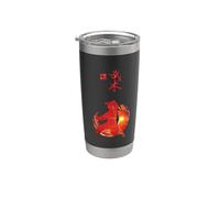 Instructor de karate/estudiantes de karate/caligrafía de karate Vaso térmico de acero inoxidable de doble pared