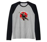 Instructor de Qigong/Estudiantes de Qigong/Caligrafía de Qigong Camiseta Manga Raglan