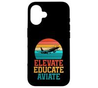 Instructor de Vuelo de Elevate Educate Aviate Carcasa para iPhone 16