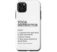 Instructor de yoga Definición de trabajo Instructor de yoga personalizado Carcasa para iPhone 11 Pro Max
