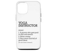 Instructor de yoga Definición de trabajo Instructor de yoga personalizado Carcasa para iPhone 12/12 Pro