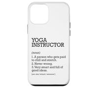 Instructor de yoga Definición de trabajo Instructor de yoga personalizado Carcasa para iPhone 12 mini