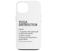 Instructor de yoga Definición de trabajo Instructor de yoga personalizado Carcasa para iPhone 13