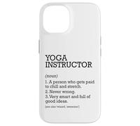 Instructor de yoga Definición de trabajo Instructor de yoga personalizado Carcasa para iPhone 14