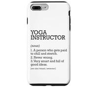 Instructor de yoga Definición de trabajo Instructor de yoga personalizado Carcasa para iPhone 7 Plus/8 Plus