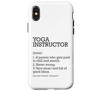 Instructor de yoga Definición de trabajo Instructor de yoga personalizado Carcasa para iPhone X/XS