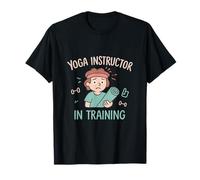 Instructor de Yoga en diseño de Estilo Pizarra de Entrenamiento Camiseta