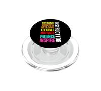 Instructor Divertido Diciendo Impresionante Maravilloso PopSockets PopGrip para MagSafe