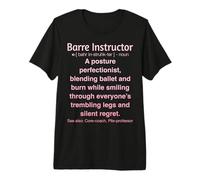 Instructor Funny Barre Camiseta Premium