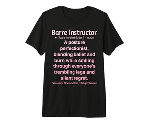 Instructor Funny Barre Camiseta Premium