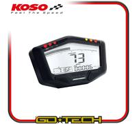 Instrumentación Digital Moto KOSO DB-02R Tacómetro Termómetro Cuenta reloj 12V