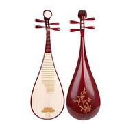 Instrumento Chino laúd Cuerdas de ébano superior - Solo de pipa china