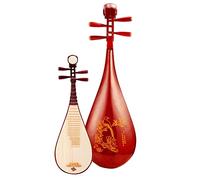 Instrumento Chino laúd La exquisita artesanía de los artesanos experimentados de Pipa produce una resonancia clara de agudos y graves.