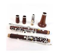Instrumento Clarinete Clarinete De Madera De Secuoya Klarinette G Tune Bañado En Plata De 20 Teclas