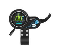 Instrumento de AceleracióN de JX-168 Patinete EléCtrico 36V/48V Pantalla LCD Instrumento de Regulador Accesorios de Acelerador