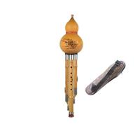 Instrumento De Actuación Profesional De Flauta Hulusi De Tres Tonos Con Llave De Bambú Dorado Hulusi C/bB/D/F/G (Color : BB Tone)