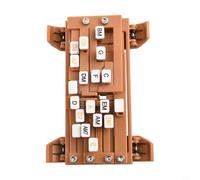 Instrumento de aprendizaje de acordes para estudiantes de guitarra para internalizar el reconocimiento de formas y mejorar la velocidad en el cambio entre acordes comunes (marrón)