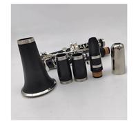 Instrumento de Clarinete Clarinete B De 17 Teclas Falling Tune Cuerpo De Tubo De Baquelita Negro Teclas De Cobre Y Níquel Clarinete Con Bolsas De Transporte
