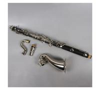 Instrumento de Clarinete Clarinete Bajo Avanzado Negro, Llave Bb Baja, Cuerpo De Madera De Ebonita, Clarinete Con Estuche, Accesorios