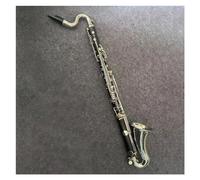 Instrumento de Clarinete Clarinete Bajo Bb De 21 Teclas, Cuerpo De Baquelita, Teclas De Níquel Plateado, Instrumento De Clarinete Con Estuche De Transporte