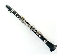 Instrumento de Clarinete Clarinete Con Llave Chapada En Níquel, Cuerpo De Baquelita, Tono Eb, 17 Teclas, Con Bolsa De Transporte Y Accesorios