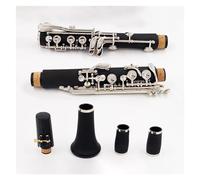 Instrumento de Clarinete Clarinete Con Tubo De Goma Dura, 17 Teclas, Tono Bb, Clarinete Con Orificio De Cierre, Clarinete De Estilo Especial Con Estuche