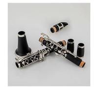 Instrumento de Clarinete Clarinete De 17 Teclas Falling Tune B Cuerpo De Tubo De Baquelita Teclas Plateadas Clarinete Con Estuche De Transporte